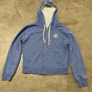 Champion Blue Zip-Up Hoodie